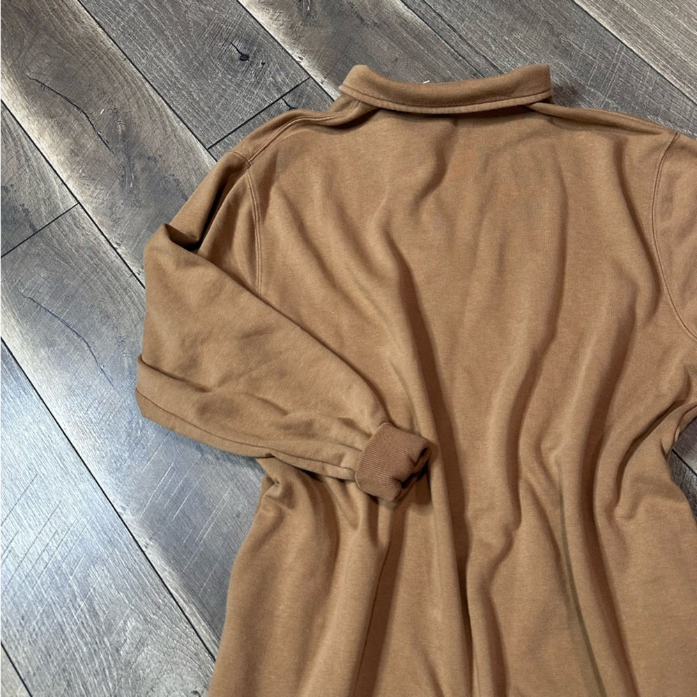 Grade & Gather Collared V Neck Dress