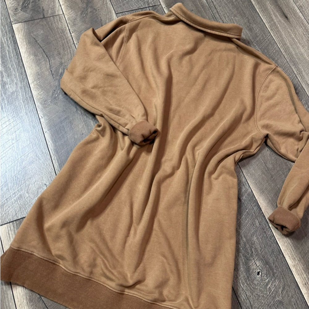 Grade & Gather Collared V Neck Dress