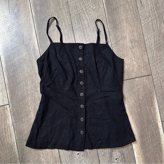 The Workshop Button Front Tank Top