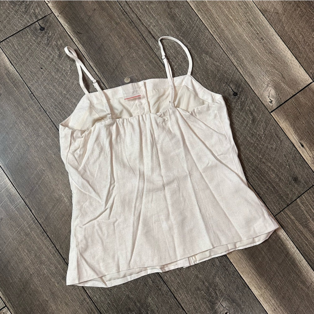 The Workshop Button Front Tank Top