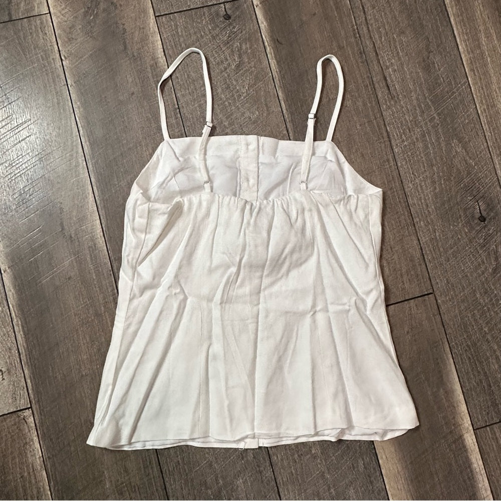 The Workshop Button Front Tank Top