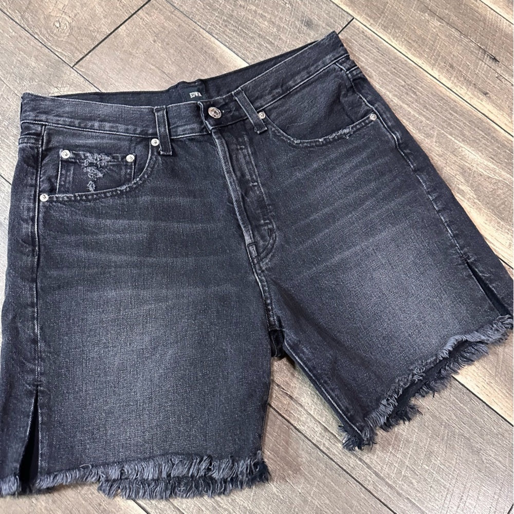 Edwin Cai Cut-Off Denim Shorts