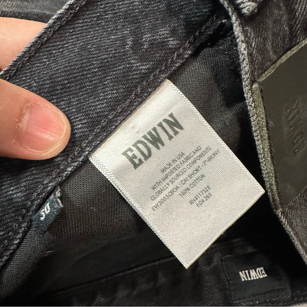 Edwin Cai Cut-Off Denim Shorts