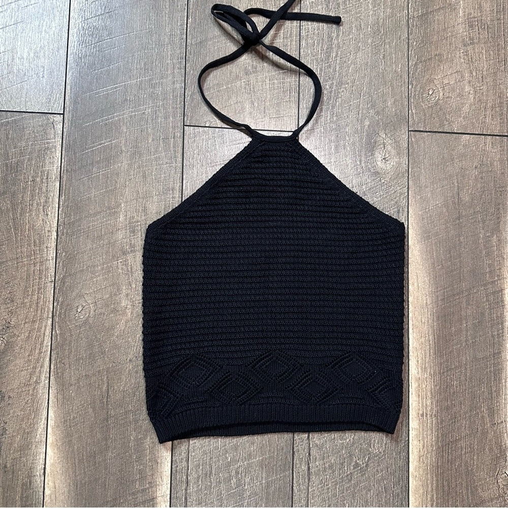 Becool Hi Neck Knit Tank Top