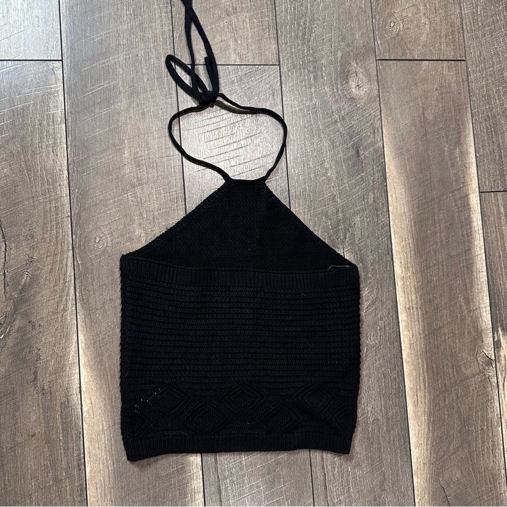 Becool Hi Neck Knit Tank Top