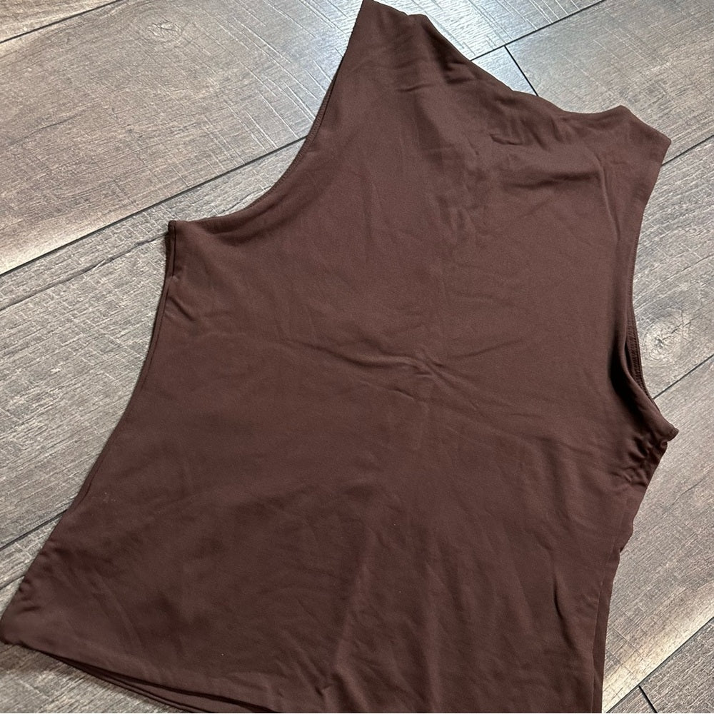 Blanca Hi Neck Double Lined Tank Top