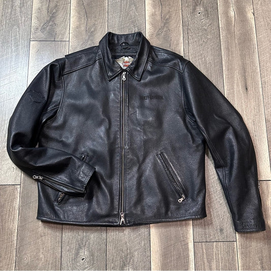 Vintage Harley-Davidson Leather Motorcycle Jacket