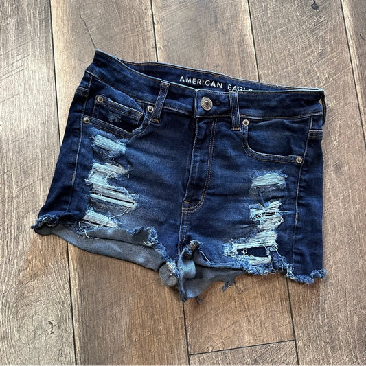 American Eagle Hi Rise Shorties