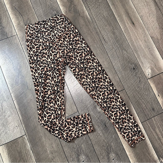Aerie Offline Leopard Crossover 7/8 Leggings