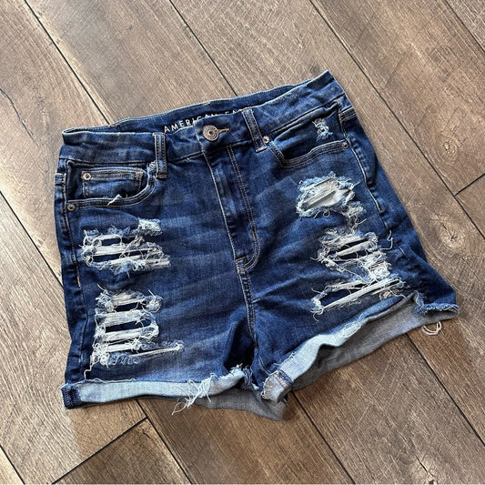 American Eagle Curvy Hi Rise Shorties