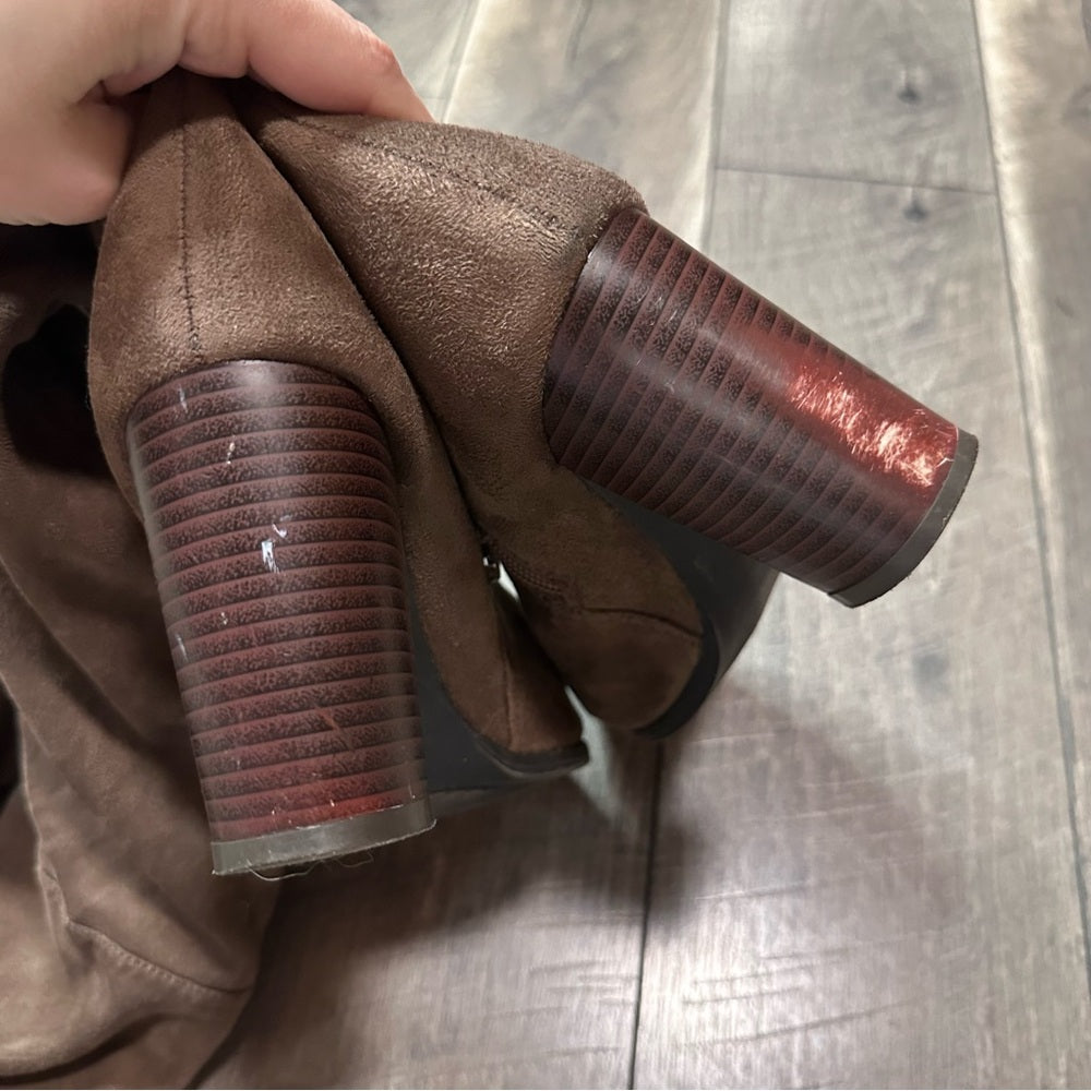 Unbranded Thigh High Heel Booties