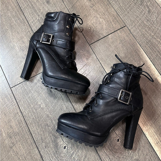 JustFab Cady Heel Booties