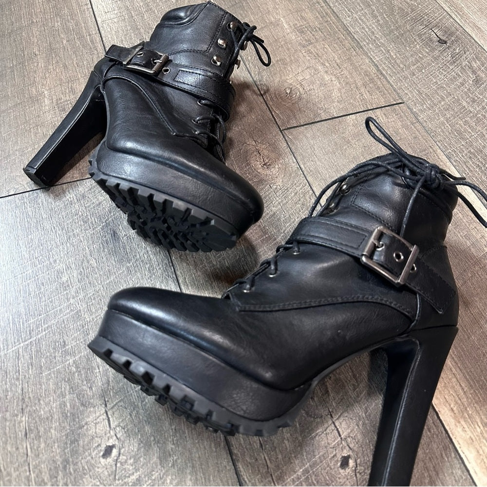 JustFab Cady Heel Booties