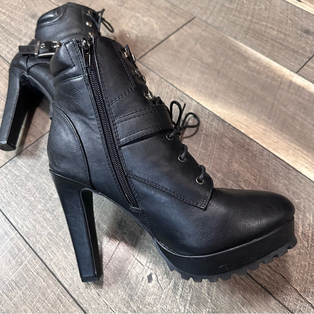 JustFab Cady Heel Booties