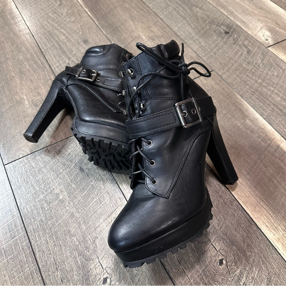 JustFab Cady Heel Booties