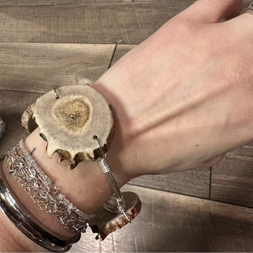 Handmade Whitetail Antler Wire Bracelet