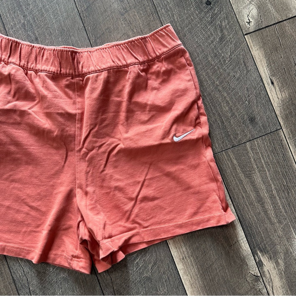 Nike Orange Comfy Sweat Shorts