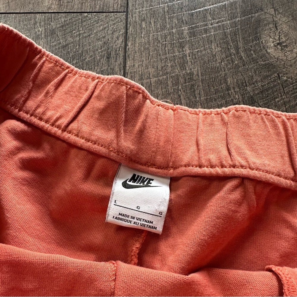 Nike Orange Comfy Sweat Shorts