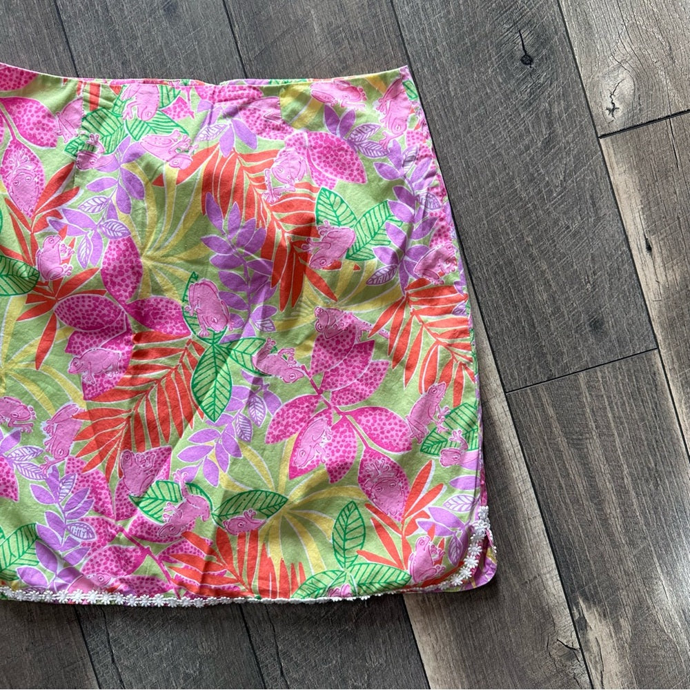 Lilly Pulitzer Cotton Mini Skirt