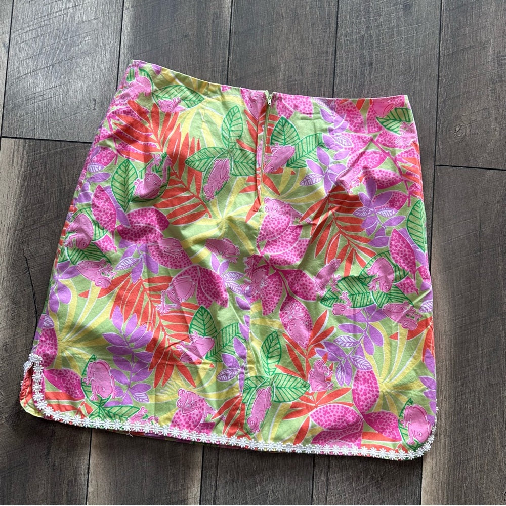 Lilly Pulitzer Cotton Mini Skirt