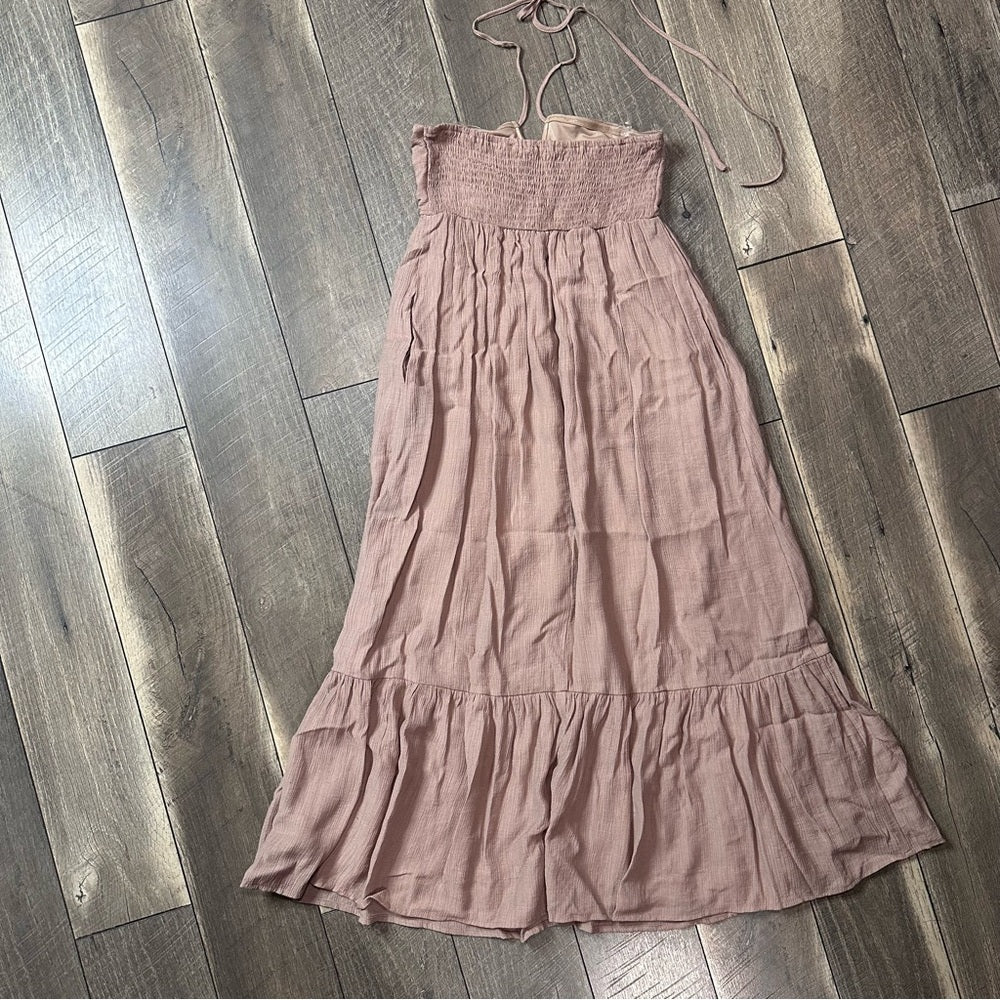 Be Cool Halter Midi Dress