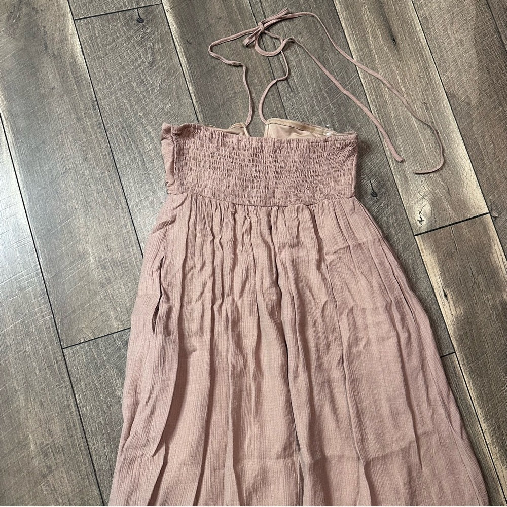 Be Cool Halter Midi Dress