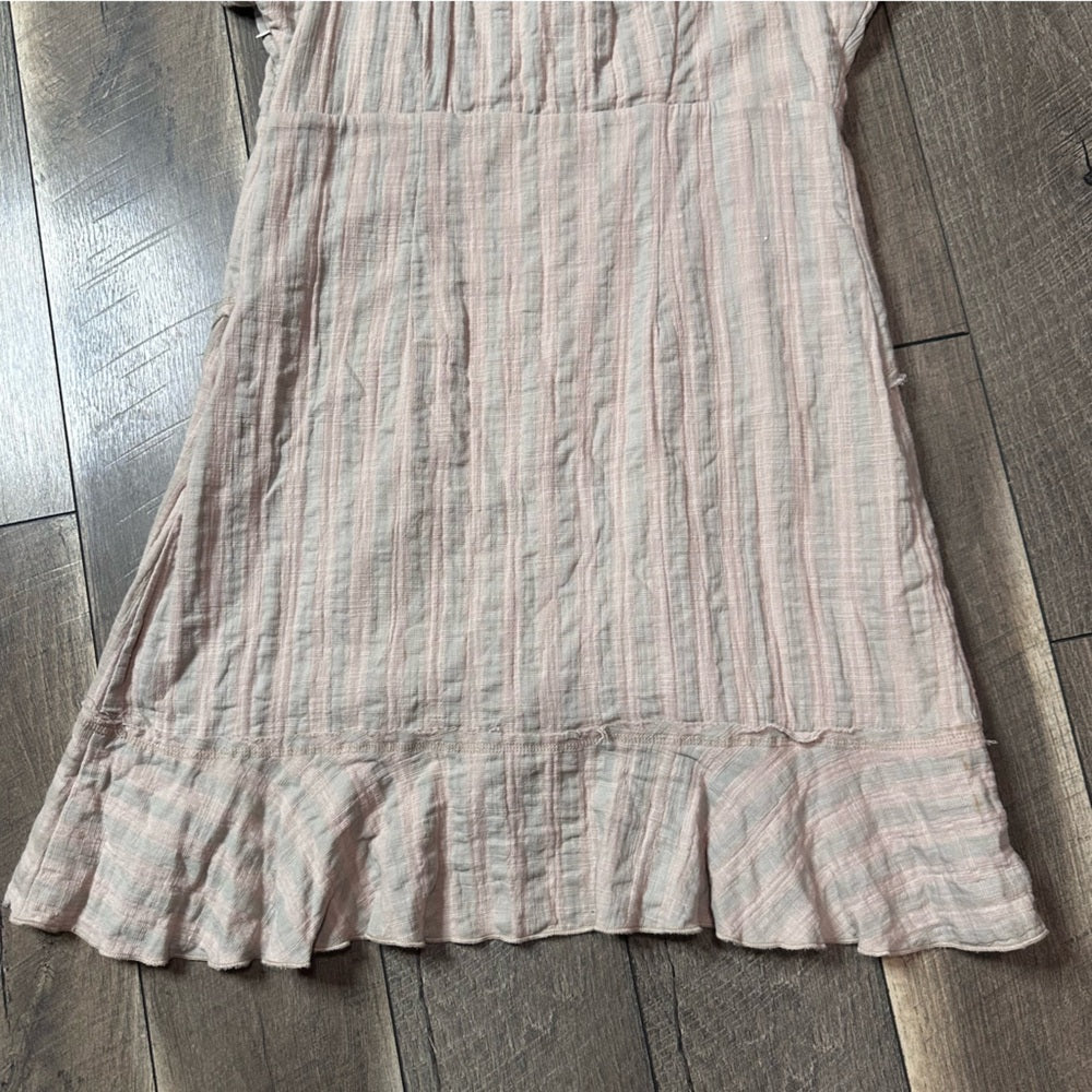 In Loom Cotton Gauze Mini Dress