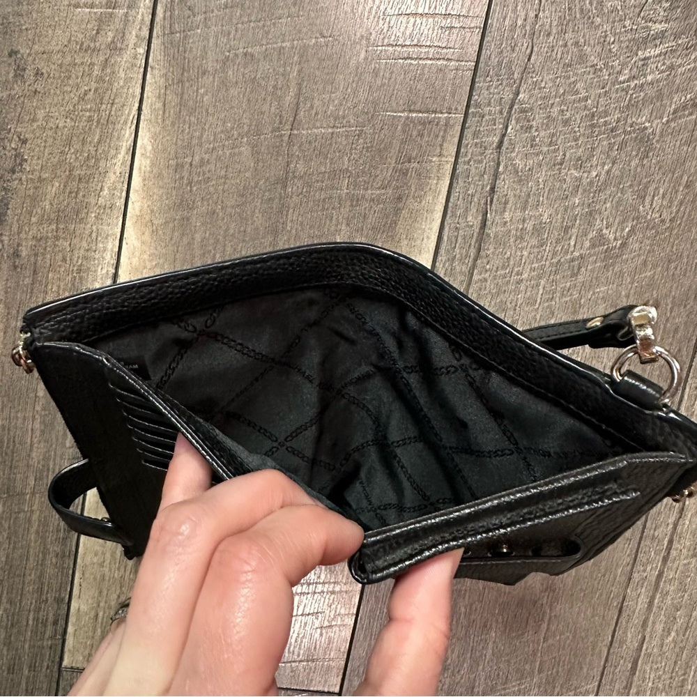 Michael Kors Black Pebble Leather Wallet
