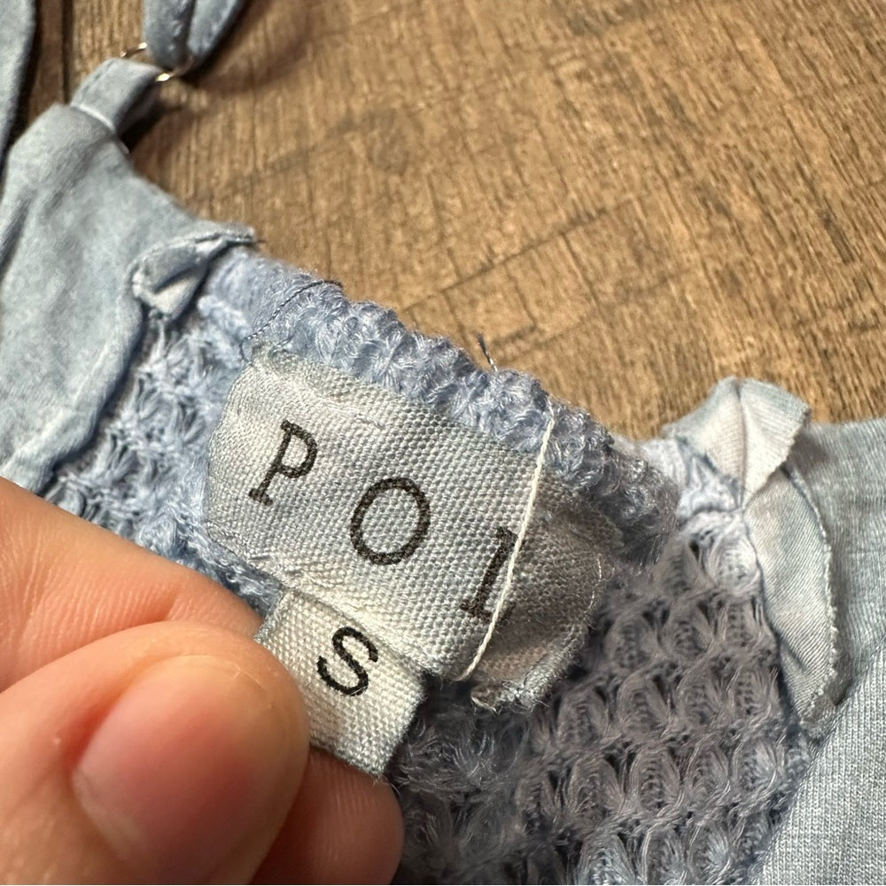 POL Waffleknit Crop Tank Top