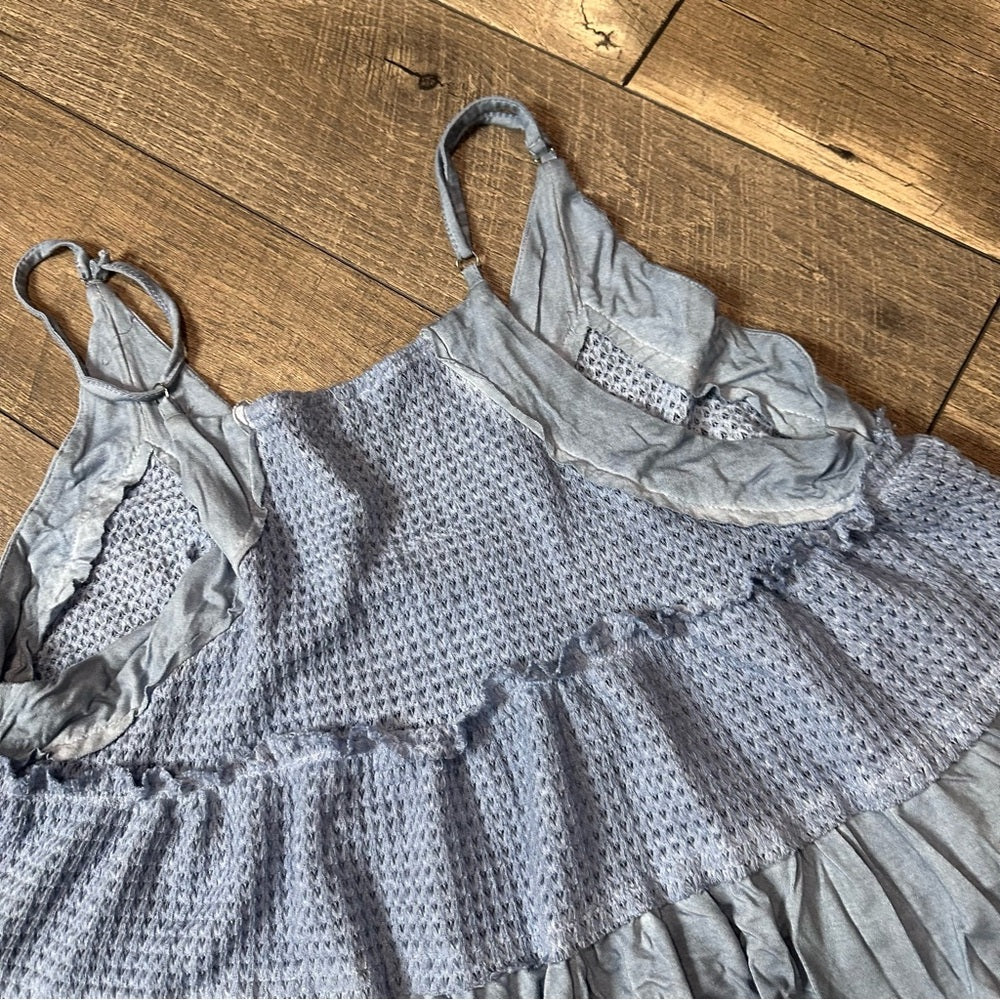 POL Waffleknit Crop Tank Top