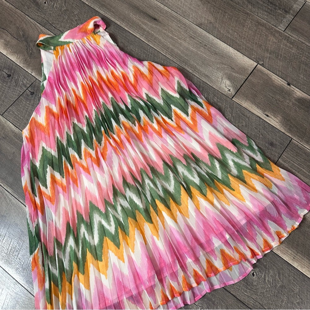 Dress Forum Pleated Halter Dress