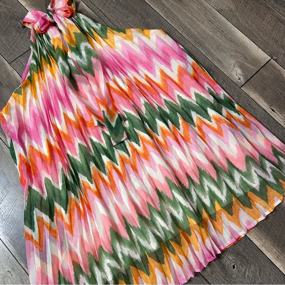 Dress Forum Pleated Halter Dress