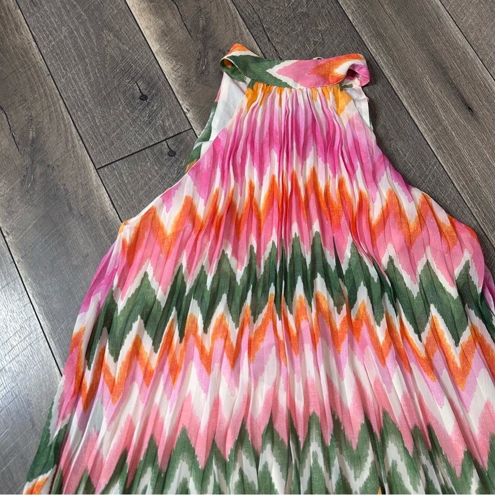 Dress Forum Pleated Halter Dress