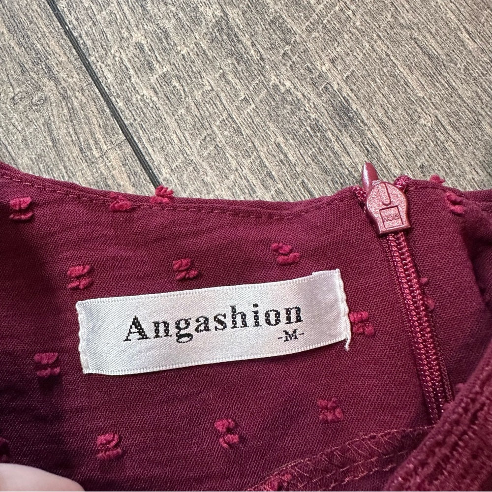 Angashion Swiss Dot Romper