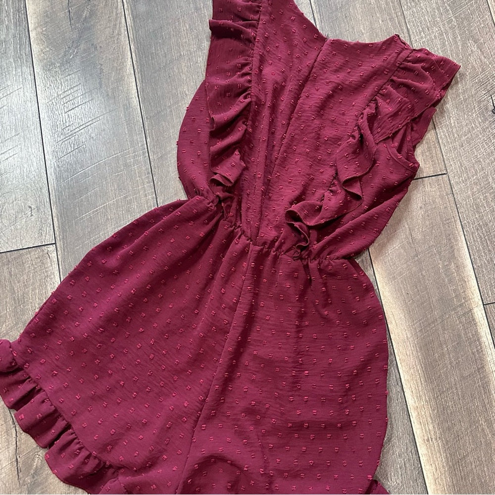 Angashion Swiss Dot Romper