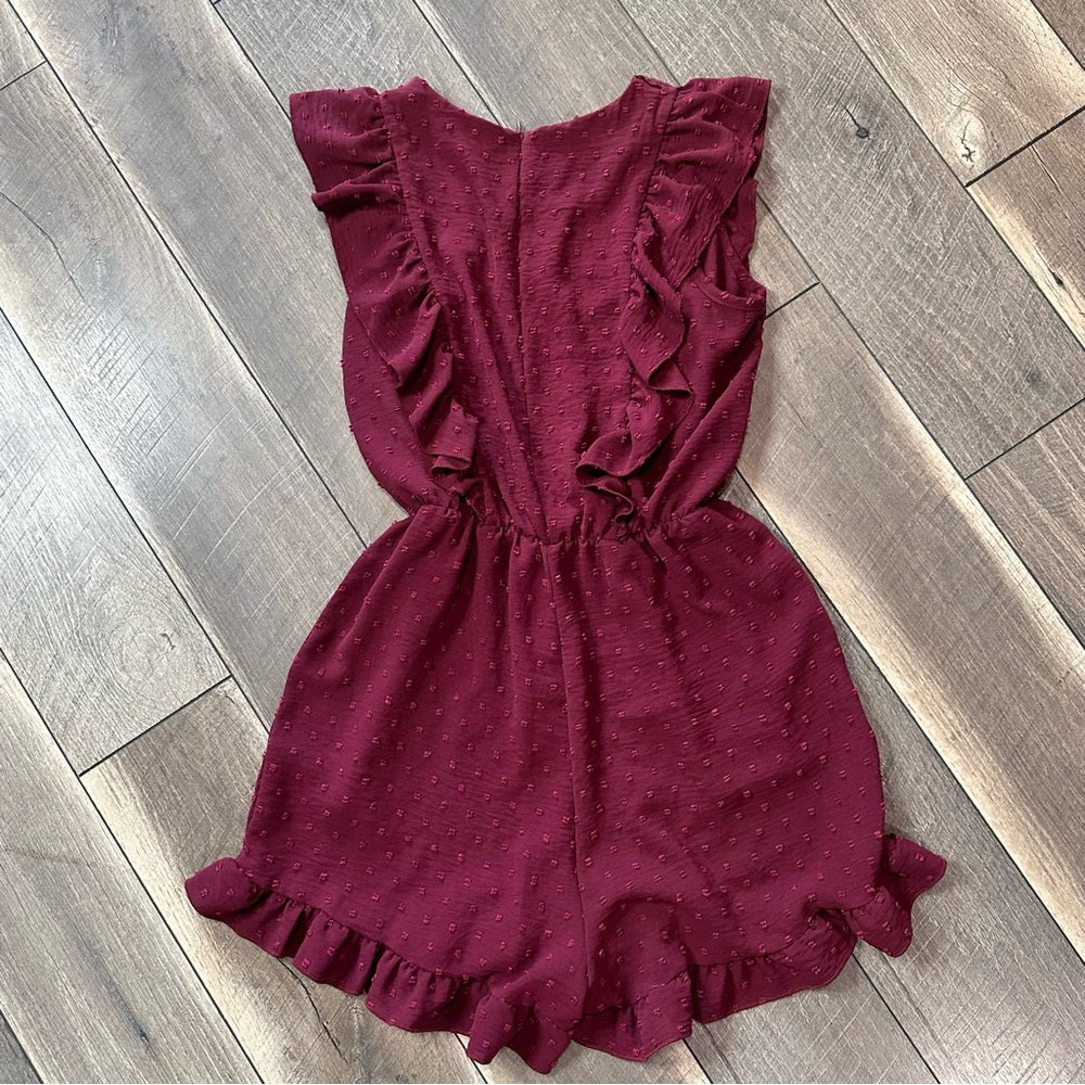 Angashion Swiss Dot Romper