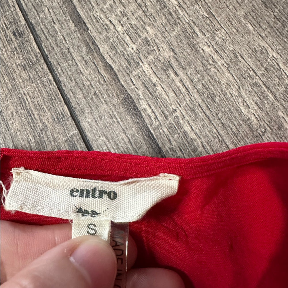 Entro Flutter Sleeve V Neck Romper
