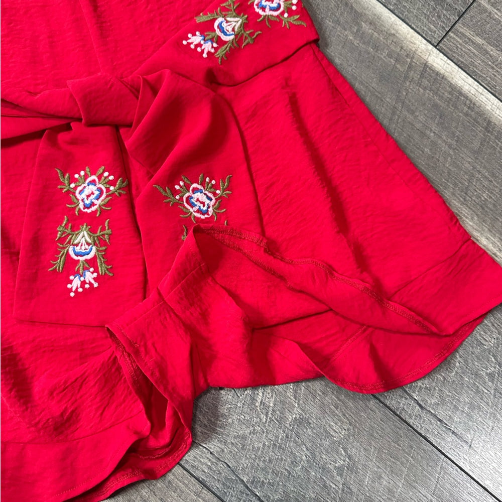 Entro Flutter Sleeve V Neck Romper