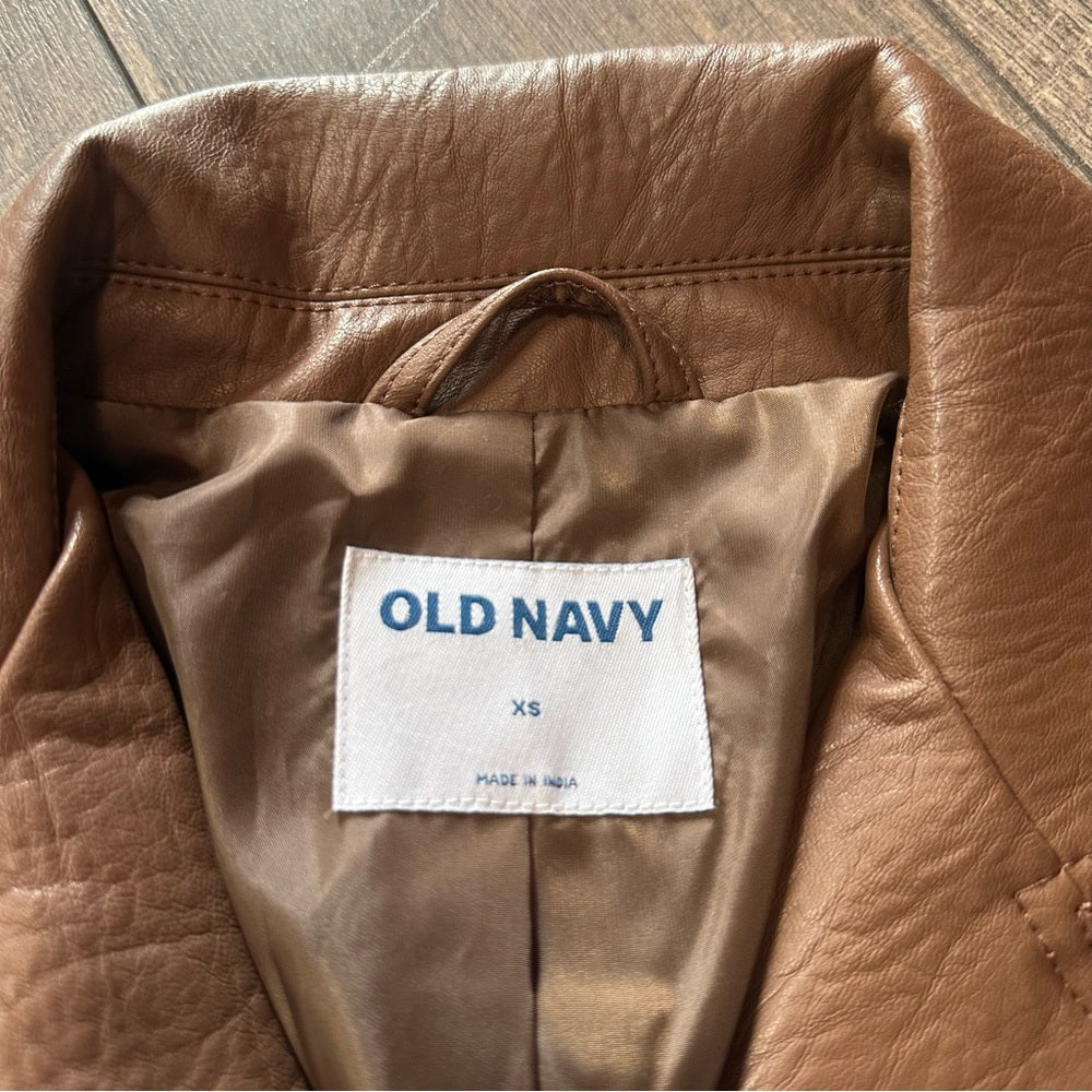 Old Navy Faux Leather Moto Jacket