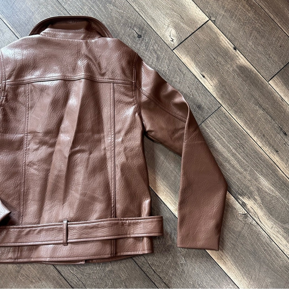 Old Navy Faux Leather Moto Jacket