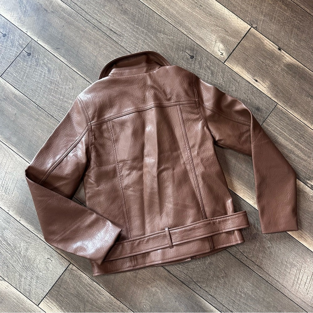 Old Navy Faux Leather Moto Jacket