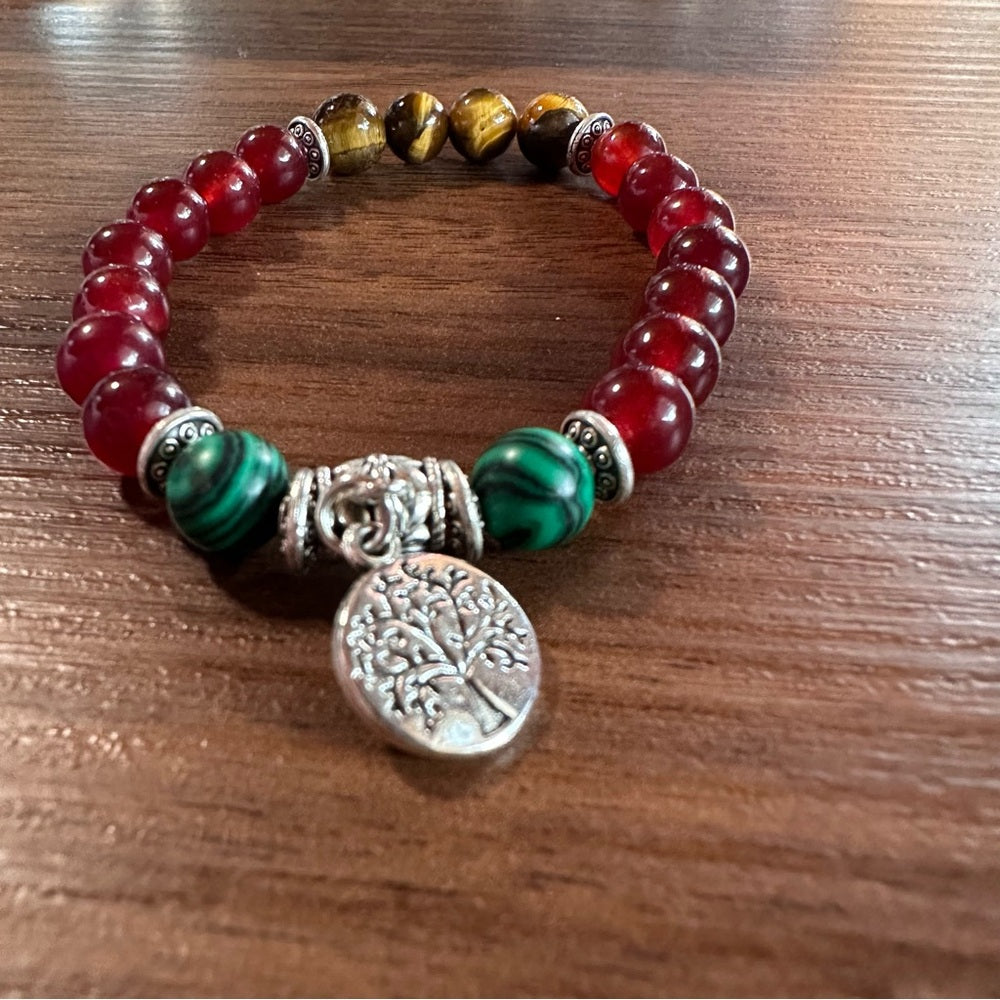 Seads of Life Tree Beaded Bracelet