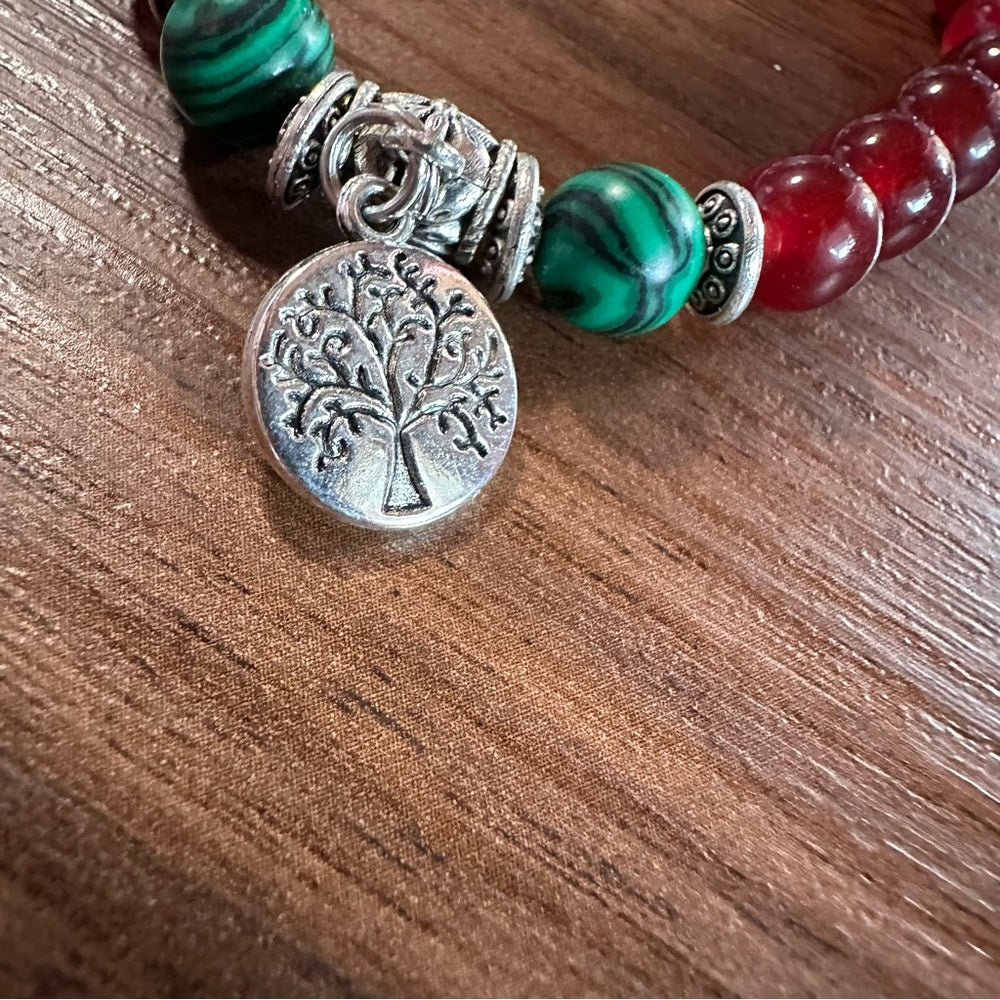 Seads of Life Tree Beaded Bracelet