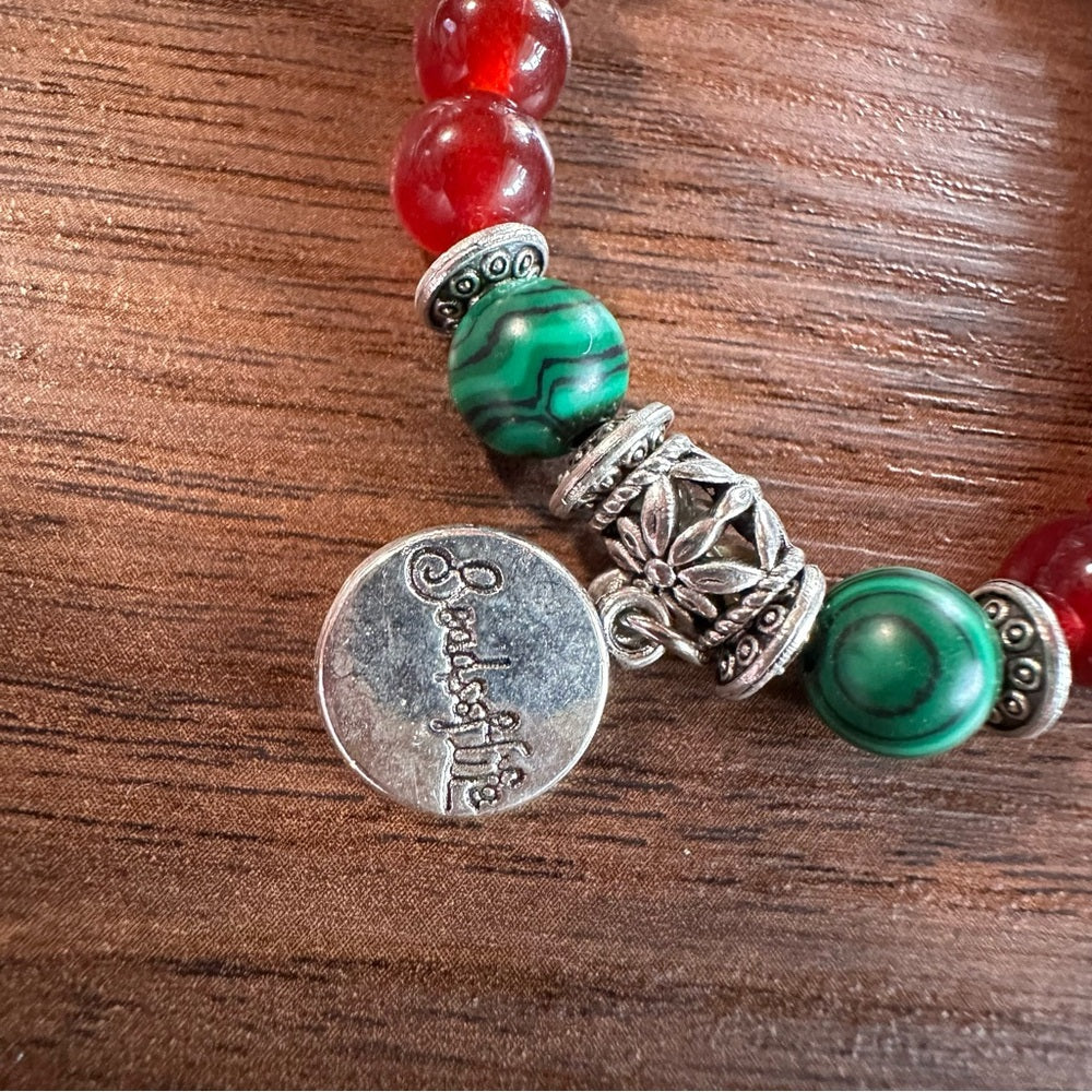 Seads of Life Tree Beaded Bracelet