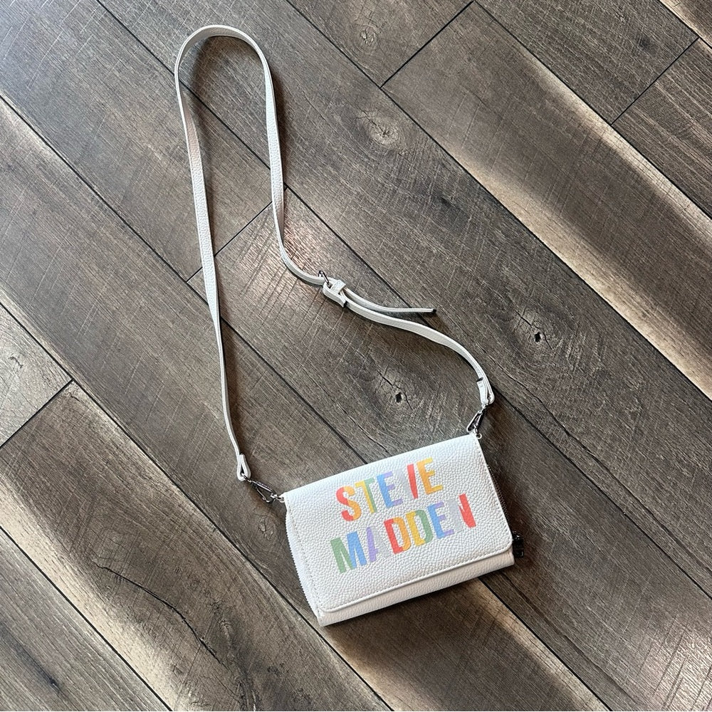 Steve Madden Blaurie Logo Front Flap Crossbody