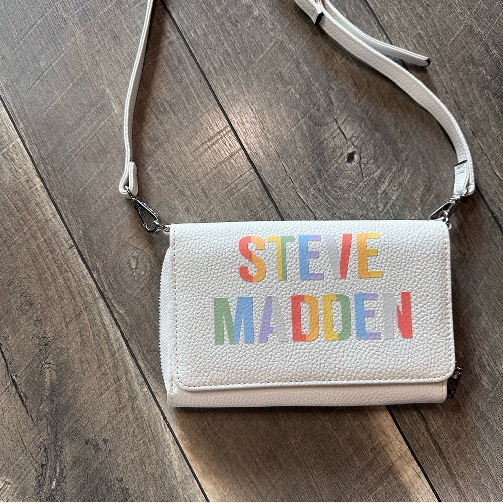 Steve Madden Blaurie Logo Front Flap Crossbody