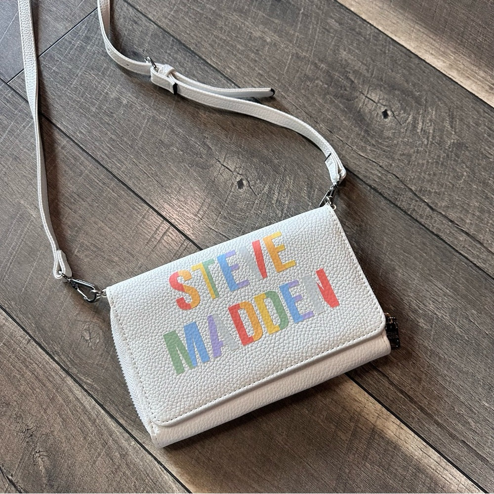 Steve Madden Blaurie Logo Front Flap Crossbody
