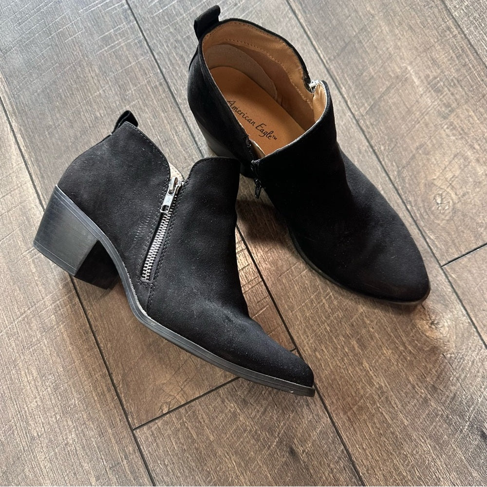 American Eagle Black Ankle Booties