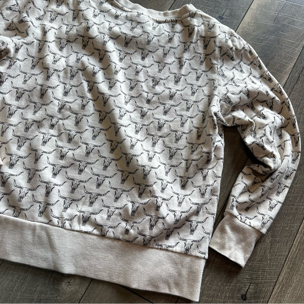 Ariat Cowgirl Side Zip Crewneck Pullover