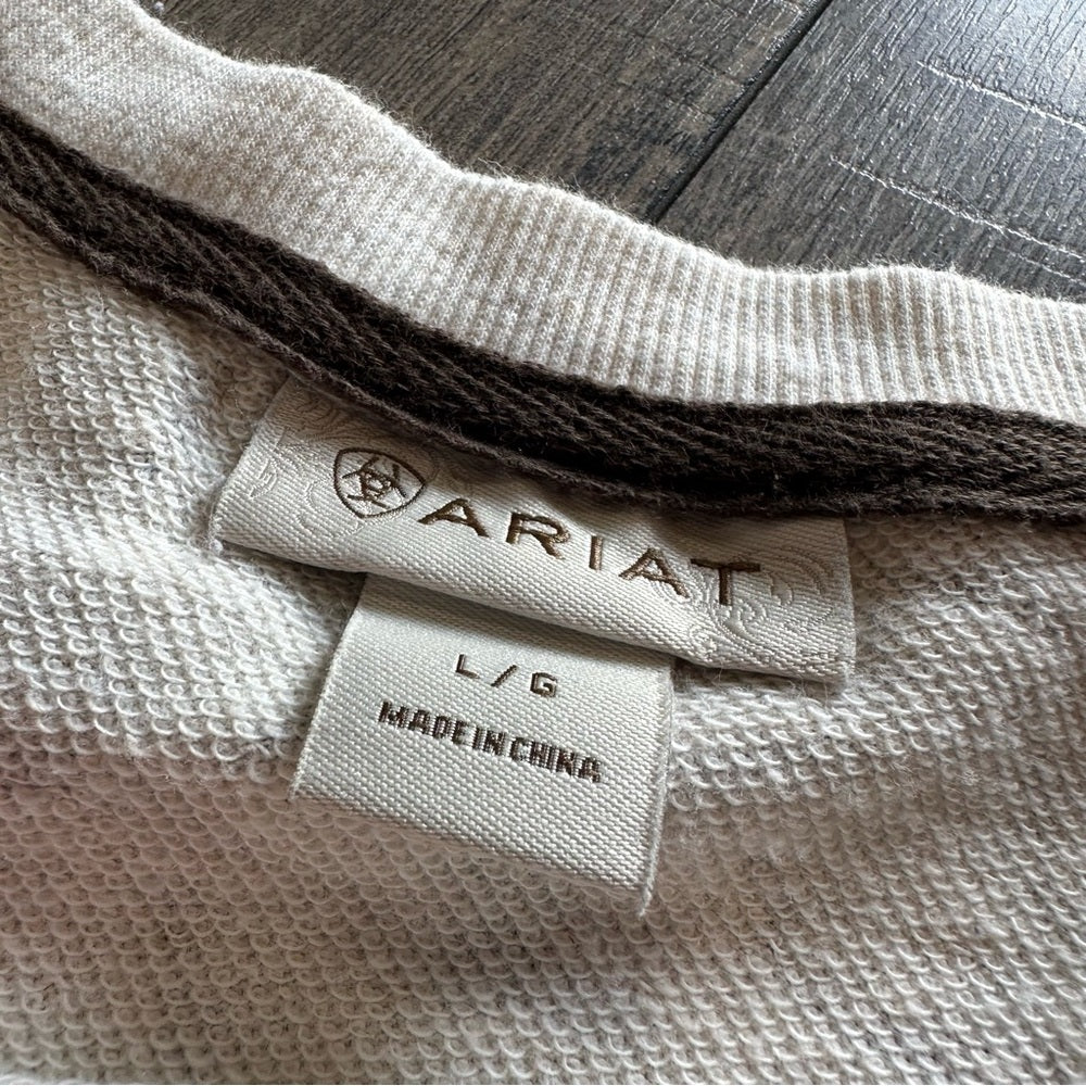 Ariat Cowgirl Side Zip Crewneck Pullover